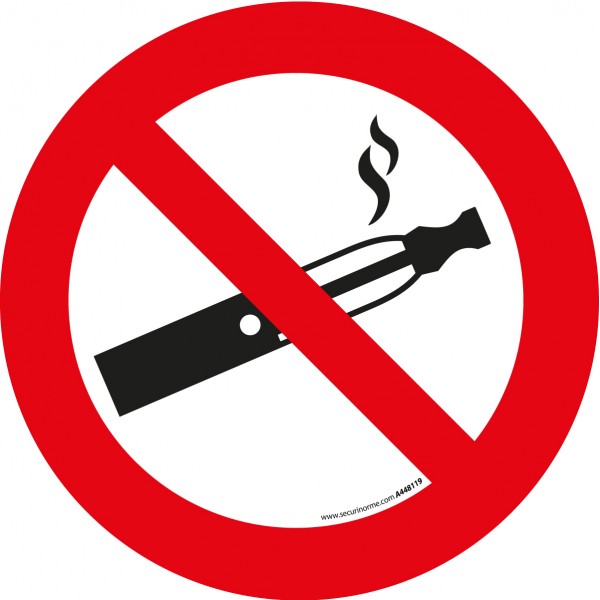 affichage interdiction de fumer et de vapoter